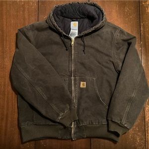 Carhartt Men’s Sandstone Active Jacket J130 DKB RN 14806. Arctic Lined.